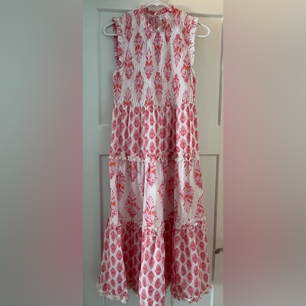 MudPie floral pink maxi